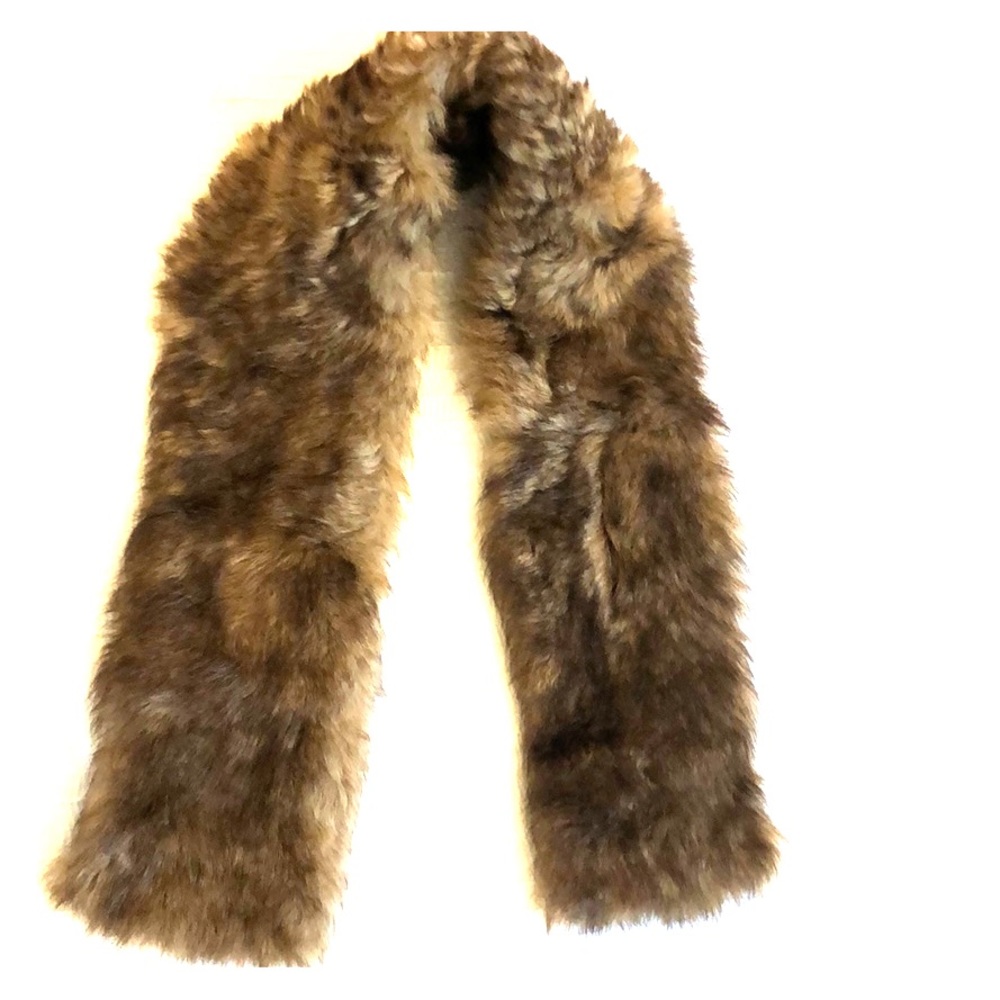 Ralph Lauren purple label shearling lamb fur scarf